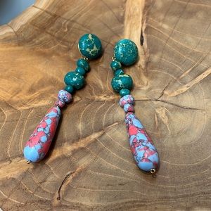 Lele Sadoughi long drop earrings